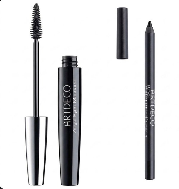 ARTDECO ANGEL EYES MASCARA & KHOL WATERPROOF LINER (Free offer) أرديكو ماسكارا للرموش مع عرض كحل مجاني